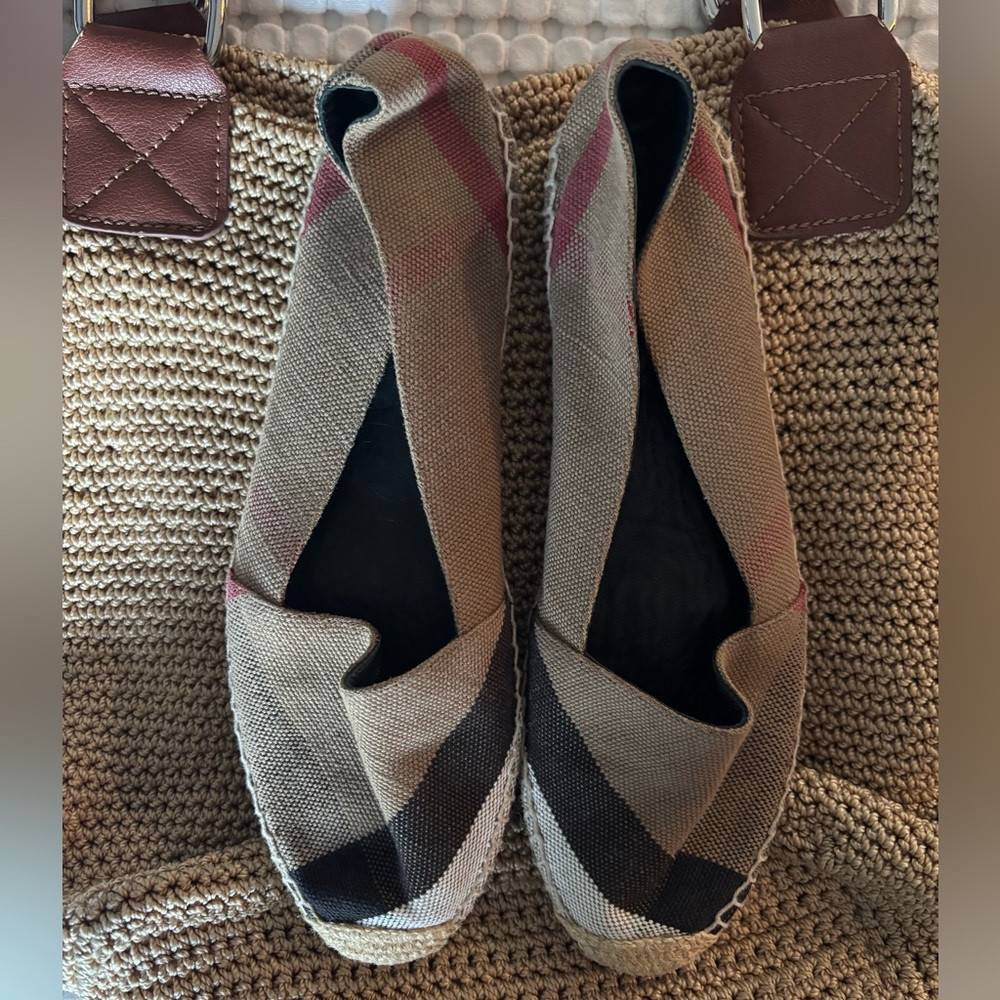 Burberry Check Espadrilles